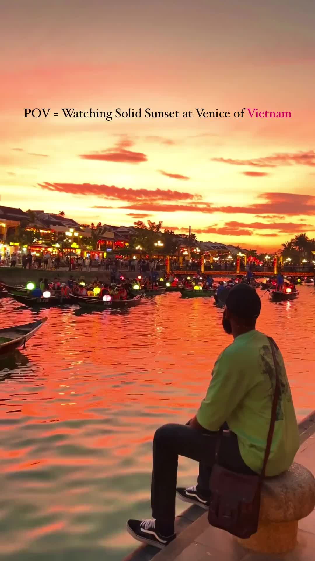Tag Your Travel Buddy for a Magical Hội An Sunset ❤️