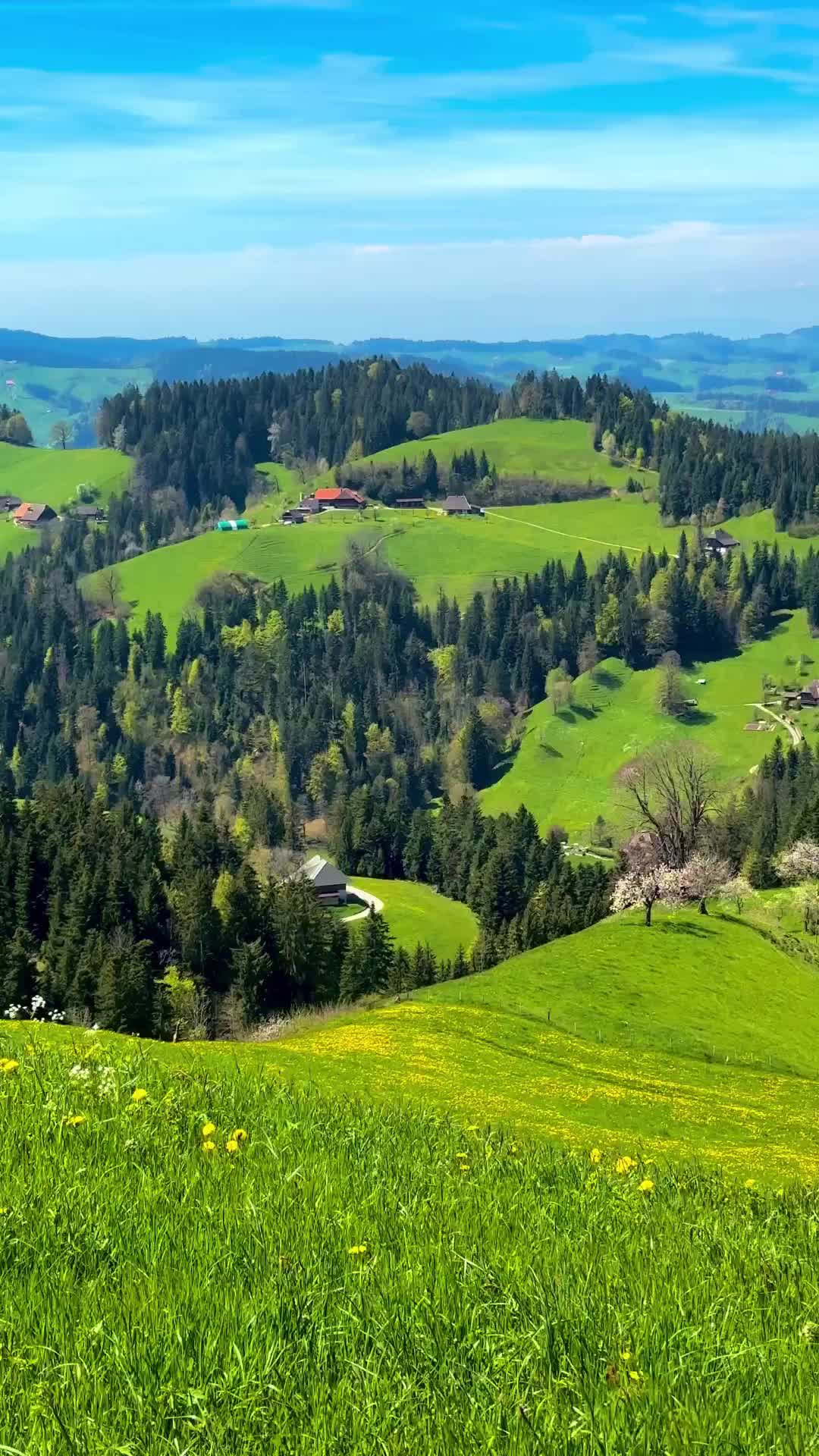 Dreamy Swiss Views in Emmental, Switzerland