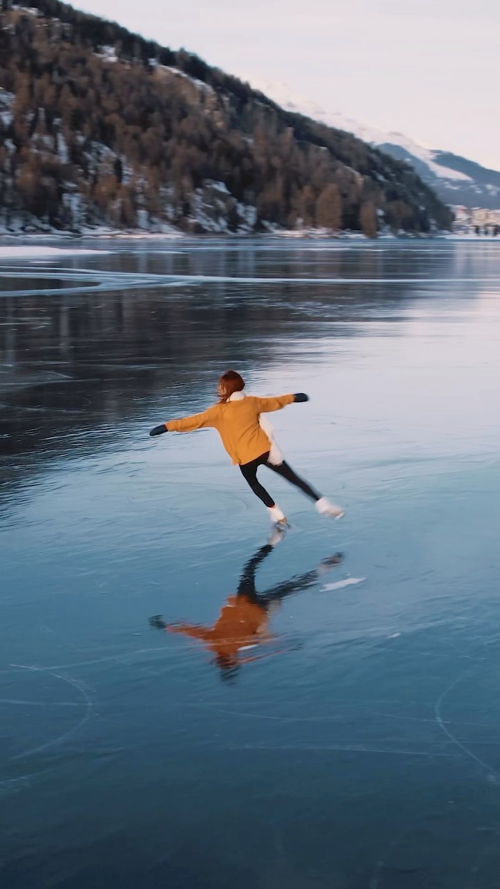 ✨ Éphémère ⛸️

The perfect soundtrack for this phenomenon 🥰 Did you know that black ice is only a very short lived (ephemeral) occurrence?

Black ice only occurs very rarely. If no snow falls during the period of time where the lakes freeze, the surface becomes bare ice. After the first snowfall the lake turns into paradise for cross country skiing ⛷

Keeping on dreaming about this ephemeral feeling too 🥰🫶🏻

🎥 Video by @detojan with @djiglobal Mini 3 Pro
Favorite song by @ptonypterodactyl 

#beautifuldestinations #switzerland #crystal #crystalice #dailymagic #skating #iceskating #blackice #graubünden #switzerland #swiss #adventure #mountaingirl #figureskating #inlovewithswitzerland #visitswitzerland #engadina #beautifuldestinations #myswitzerland #ineedswitzerland #winterwonderland #passionpassport #tlpicks