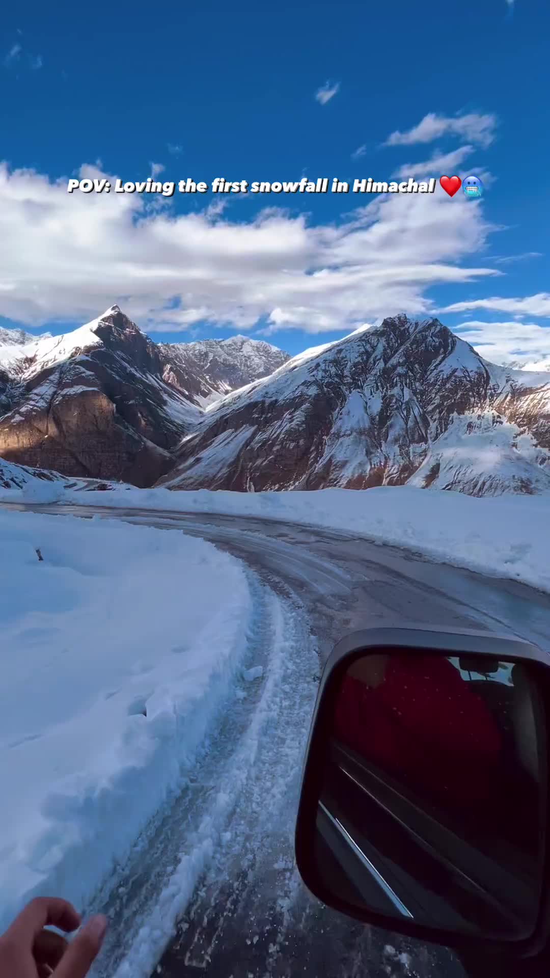 First Snowfall in Lahaul - Winter Adventure Awaits! ❄️