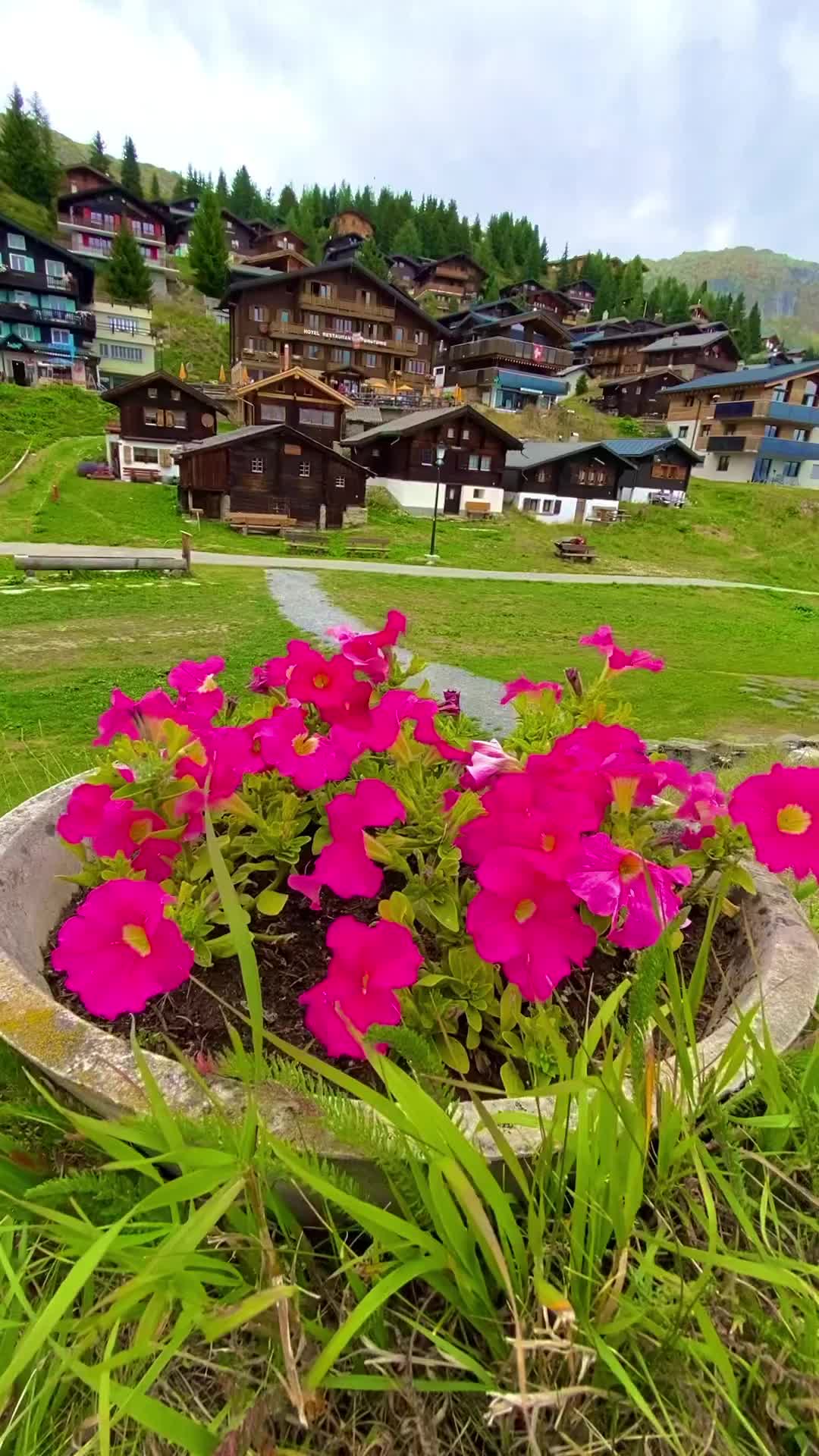 Explore Car-Free Bettmeralp Village in Switzerland