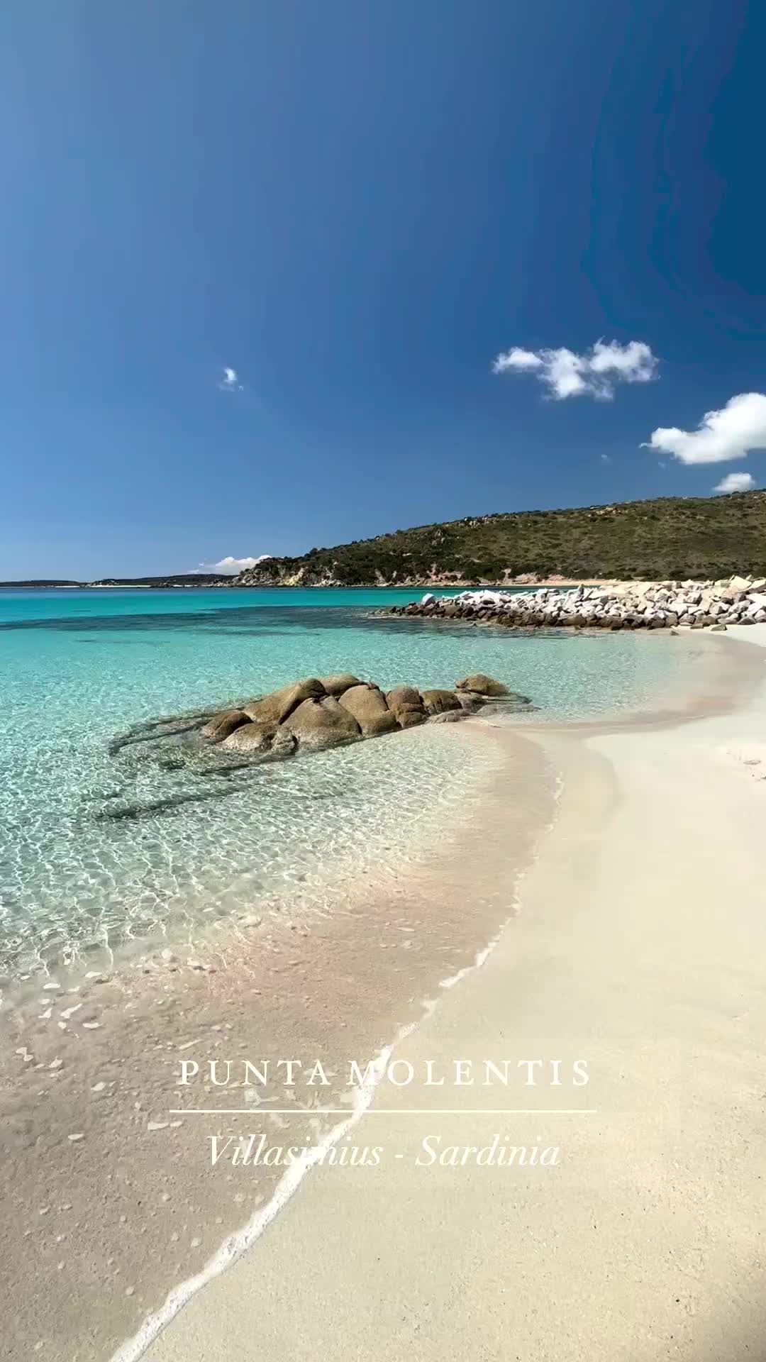 Punta Molentis Beach Access - Villasimius, Sardinia