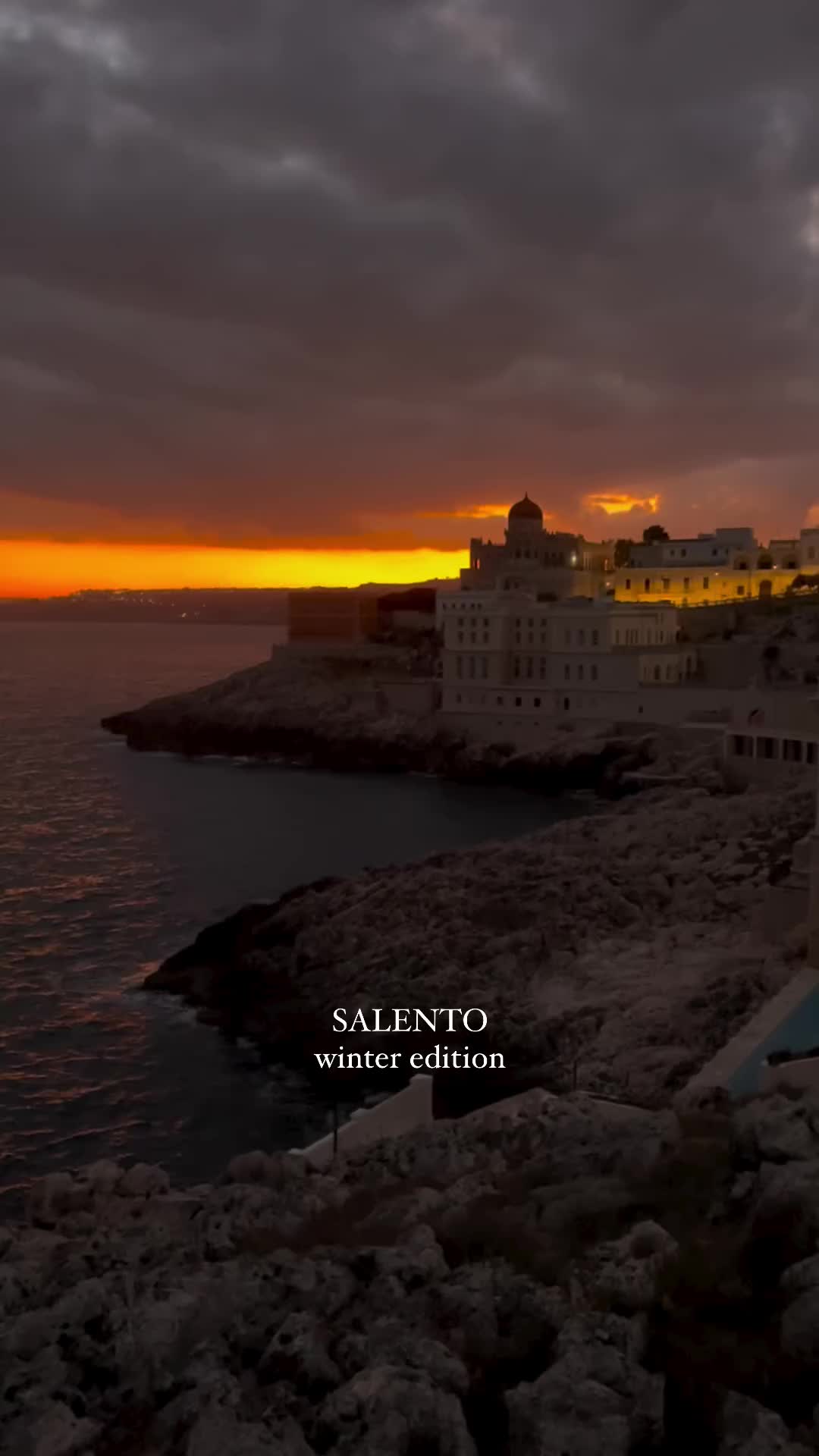 Salento Winter Sunset: A Mediterranean Dream