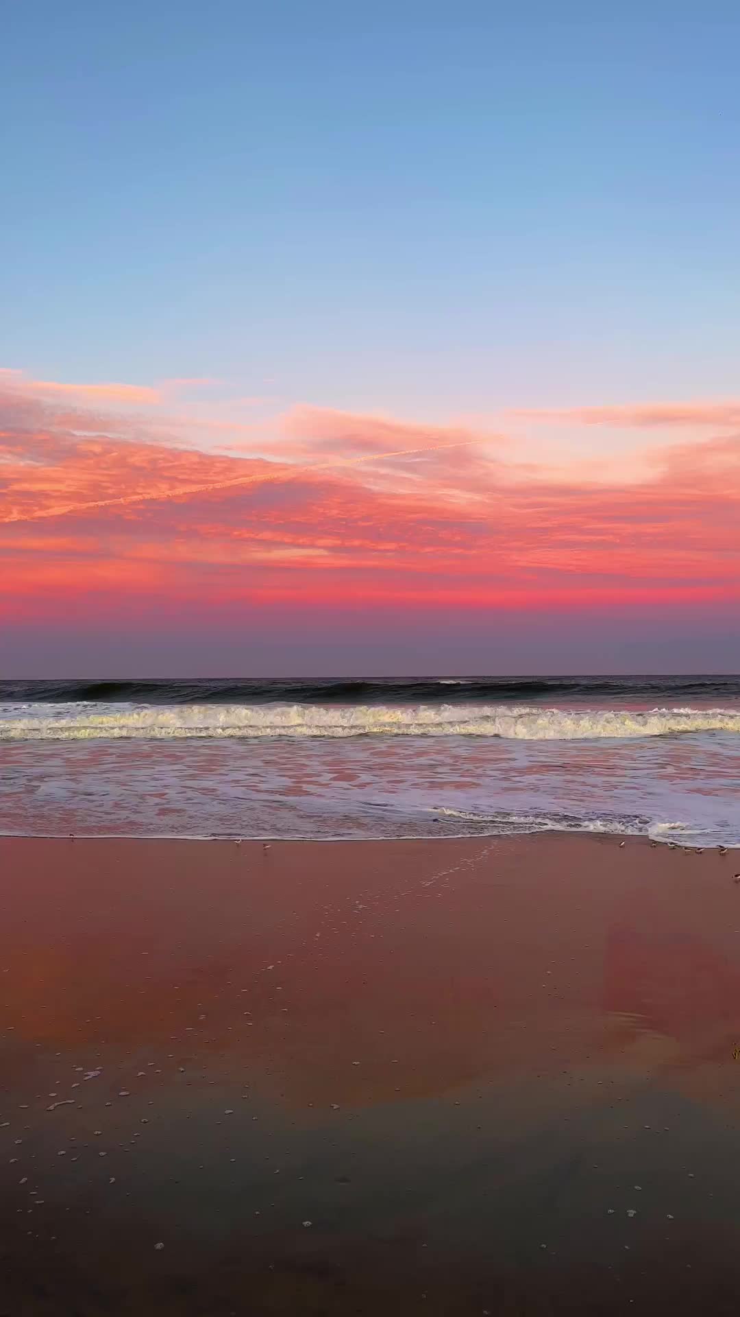 Sky on Fire: Stunning Bradley Beach Sunset