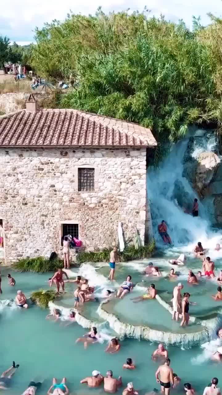 Discover Cascata Del Mulino in Terme Di Saturnia 🌊🇮🇹