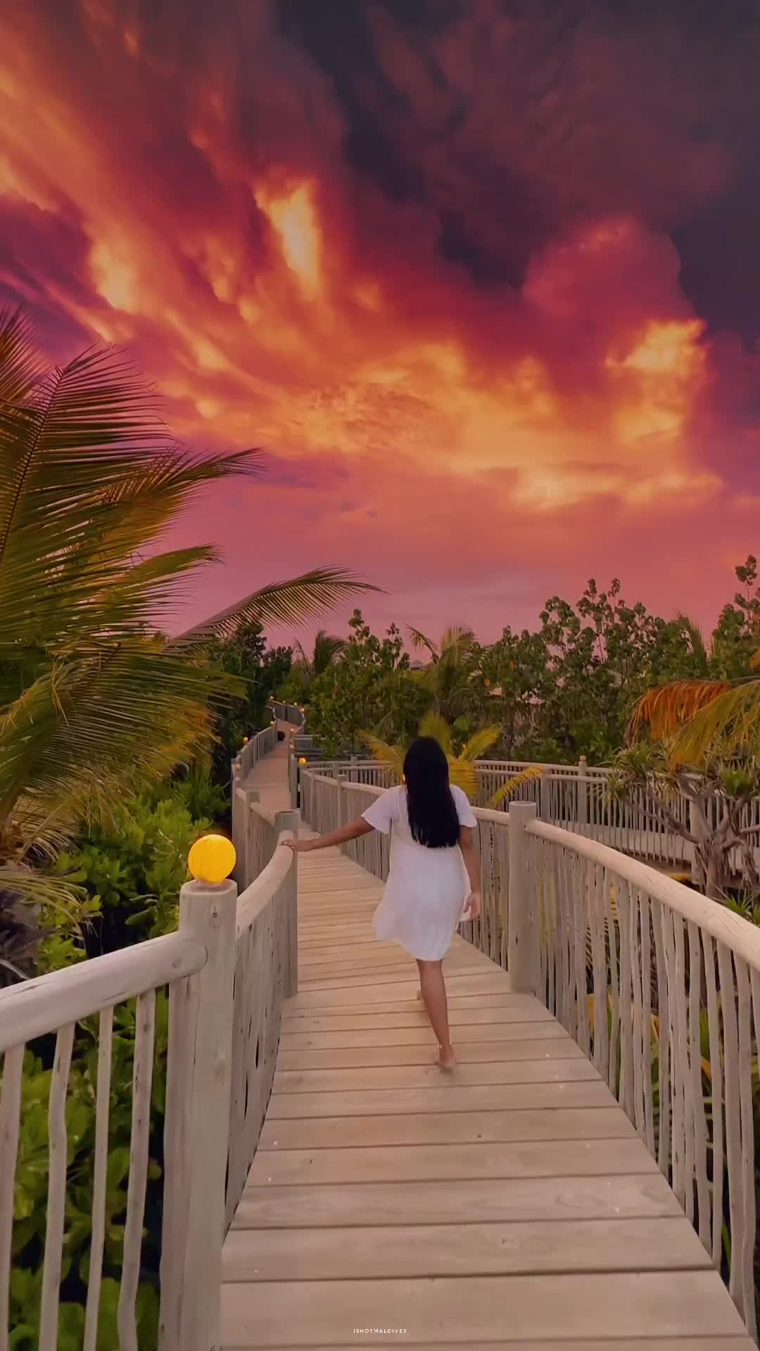 Magical Sunset Walk at Soneva Jani, Maldives