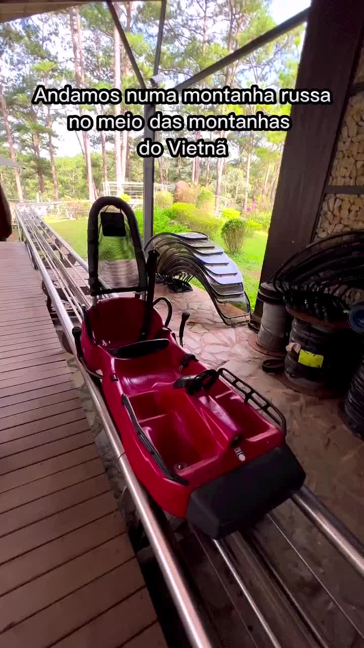 Thrilling Alpine Coaster Ride in Da Lat, Vietnam