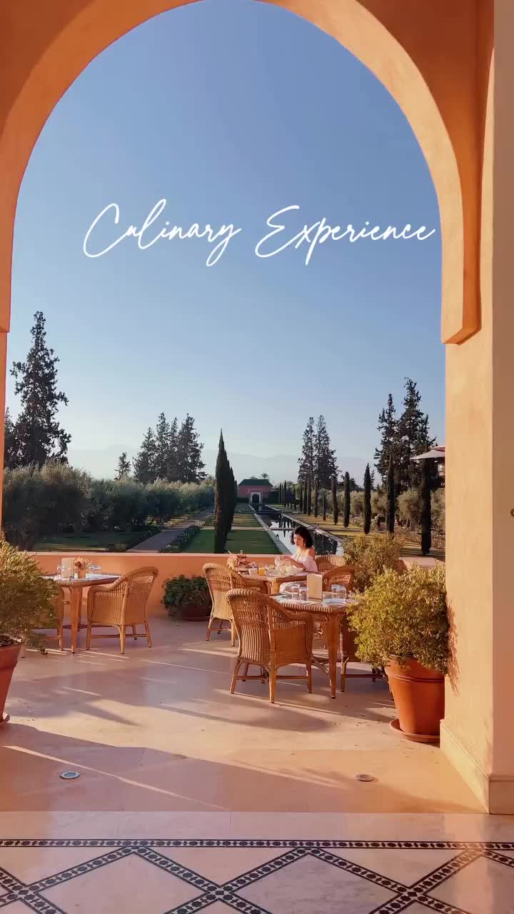 Exquisite Culinary Journey at The Oberoi, Marrakech