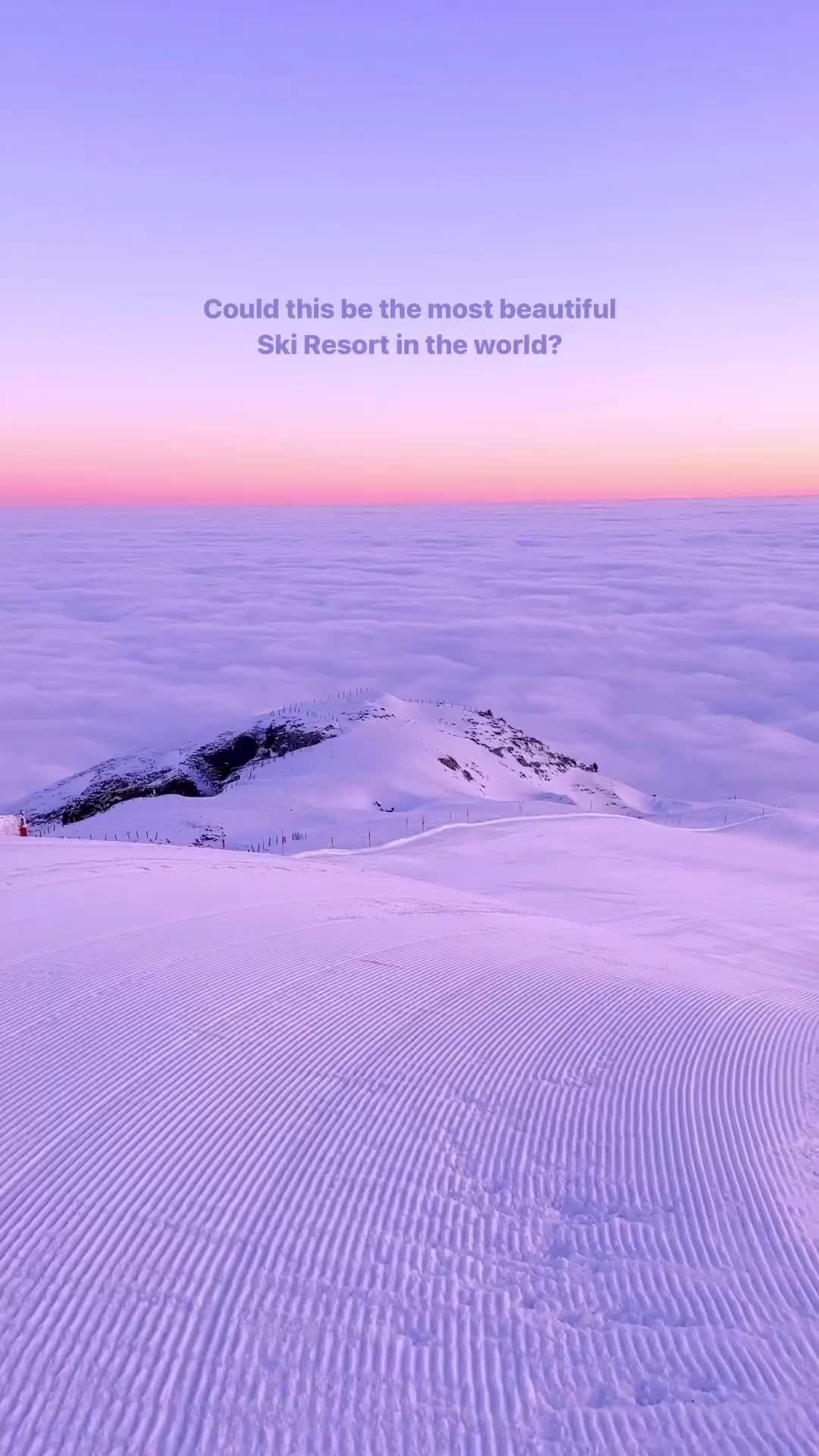 Breathtaking Panorama Piste at Fronalpstock, Switzerland