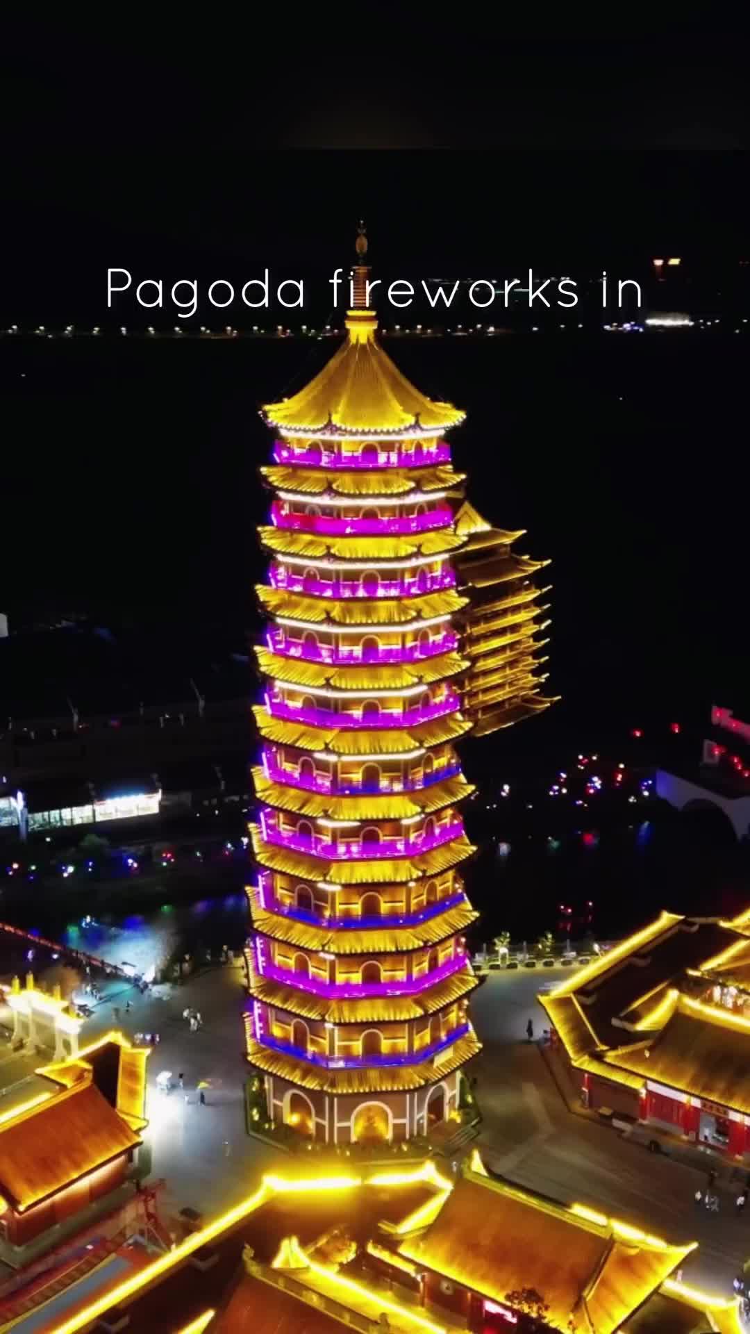 Stunning Taihu Old Town Fireworks Show Daily at 9 PM