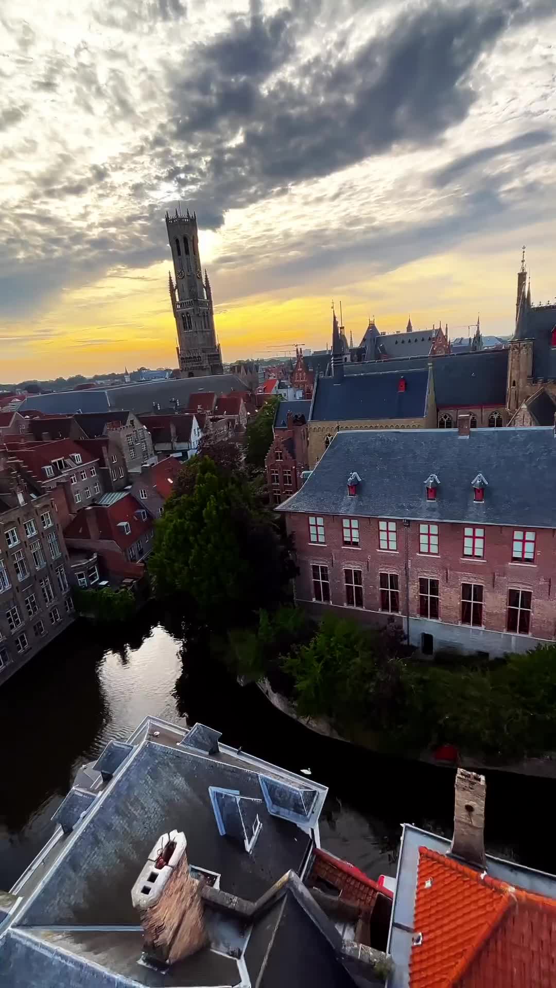 Discover Bruges: Cinematic FPV Shot on iPhone