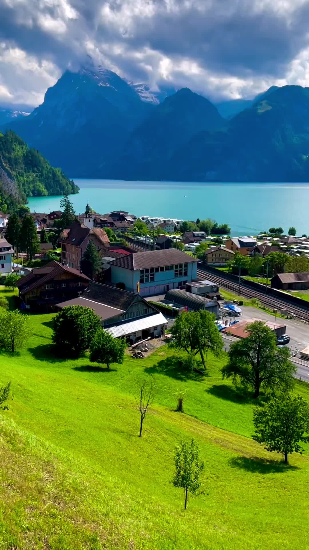 Scenic Train Rides in Switzerland's Beautiful Sisikon