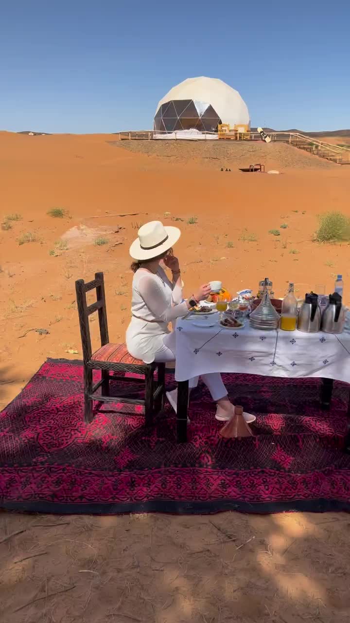 Unforgettable Sahara Desert Luxury Camp in Morocco