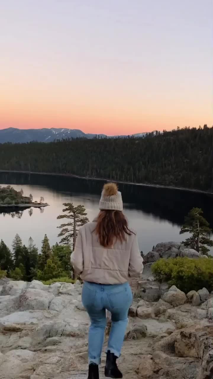 Magical Winter Sunsets in South Lake Tahoe