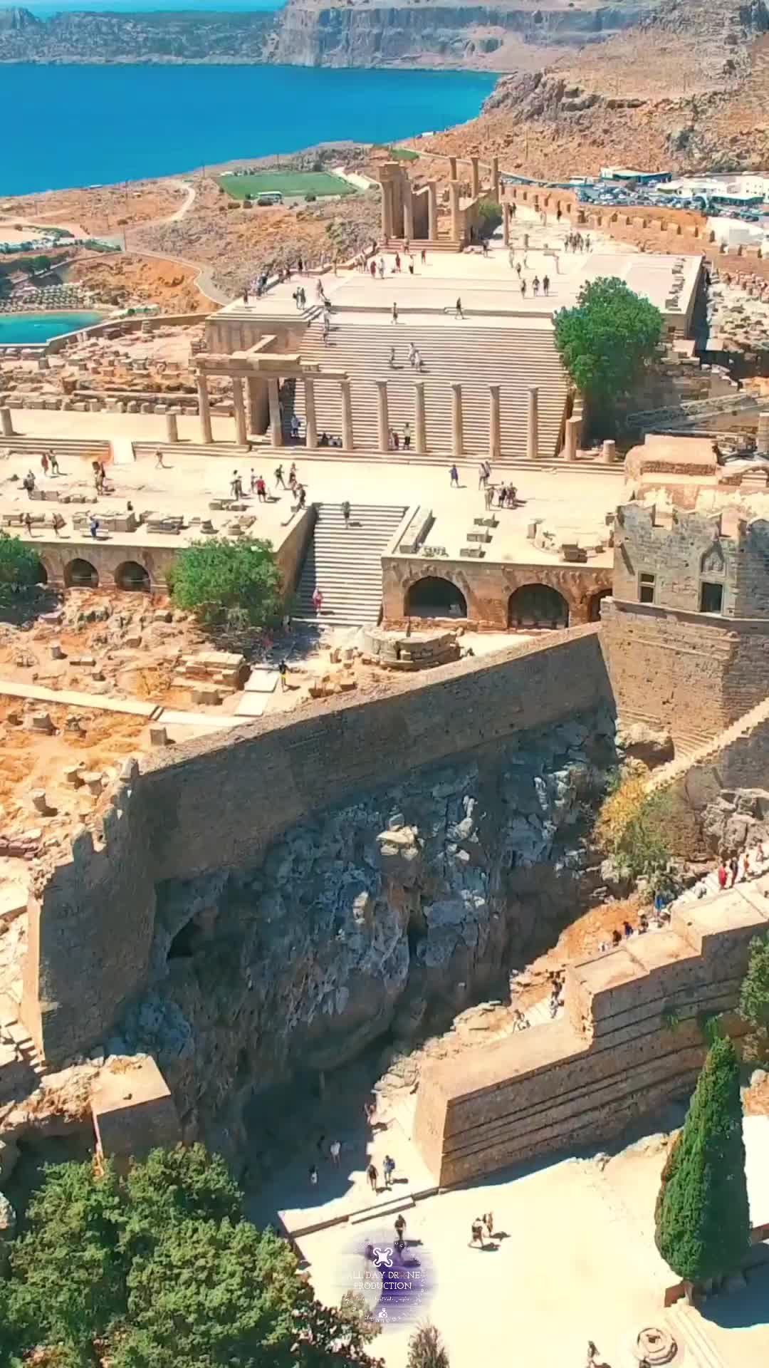 Explore Acropolis Traffic in Rhodes, Greece