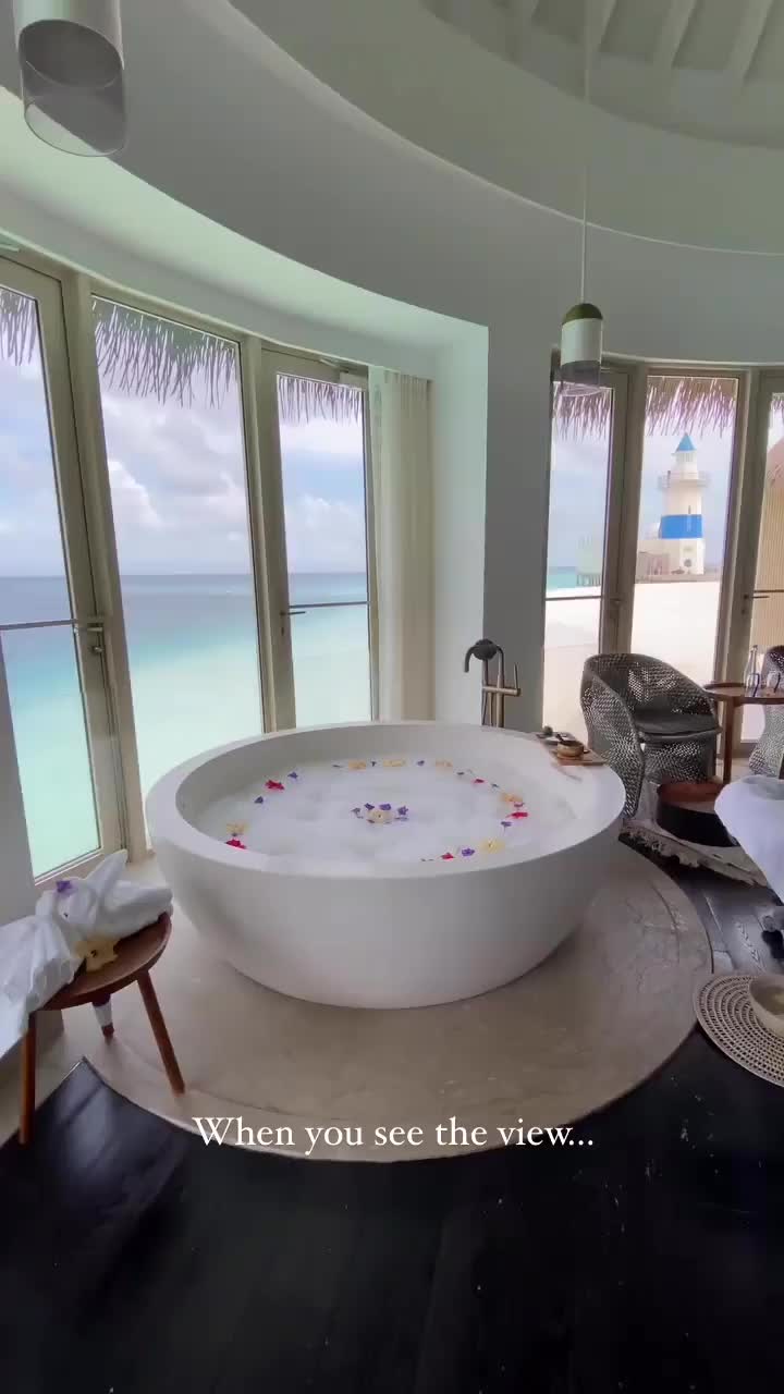 Luxurious Spa Views at InterContinental Maldives Resort