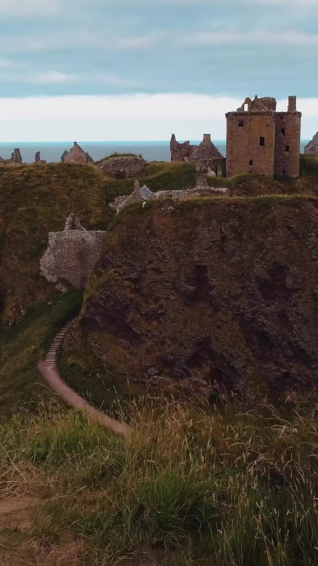 Explore Dunnottar Castle Ruins in Scotland