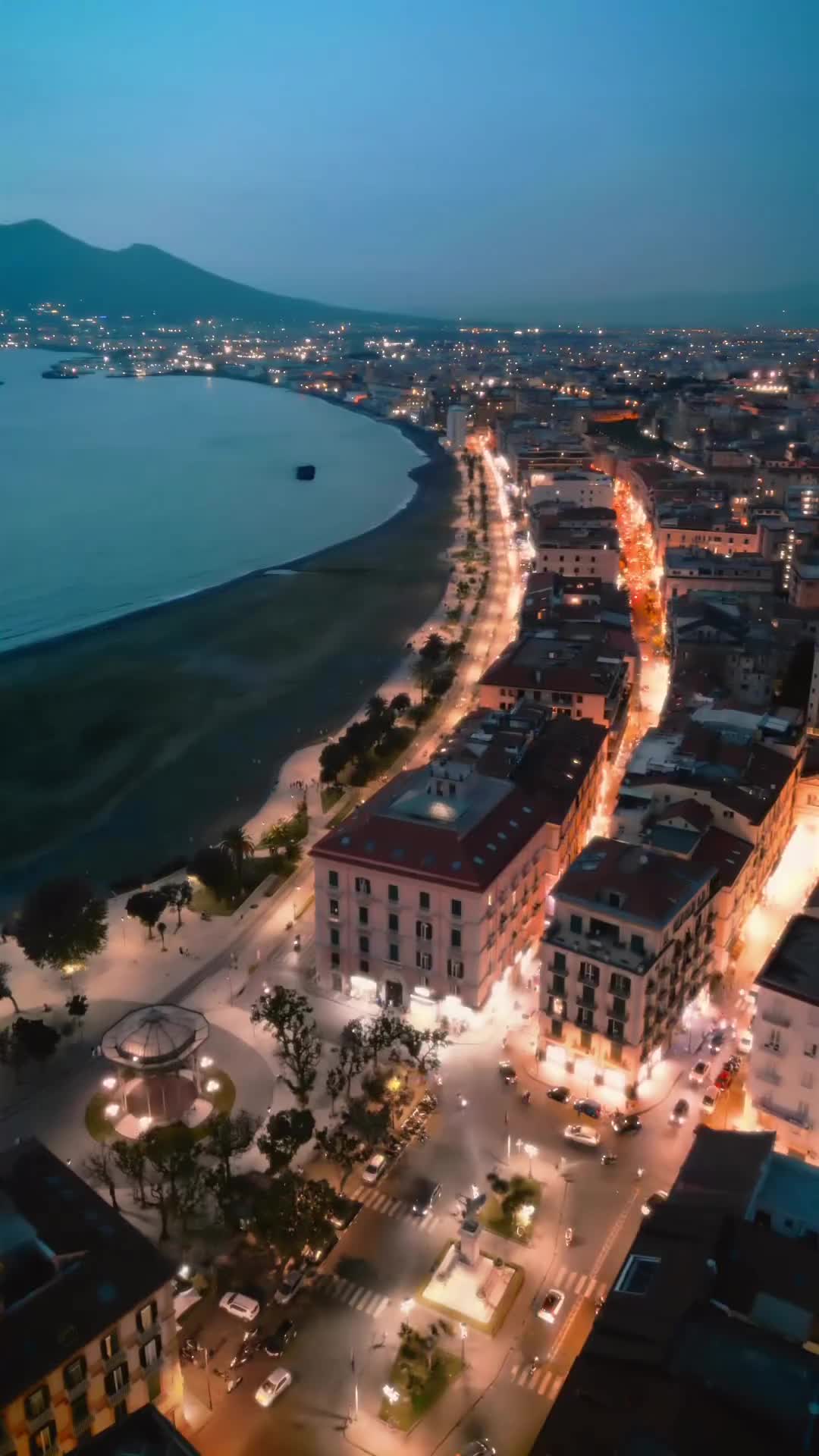 Stunning Seafront of Castellammare: Aerial Beauty Captured