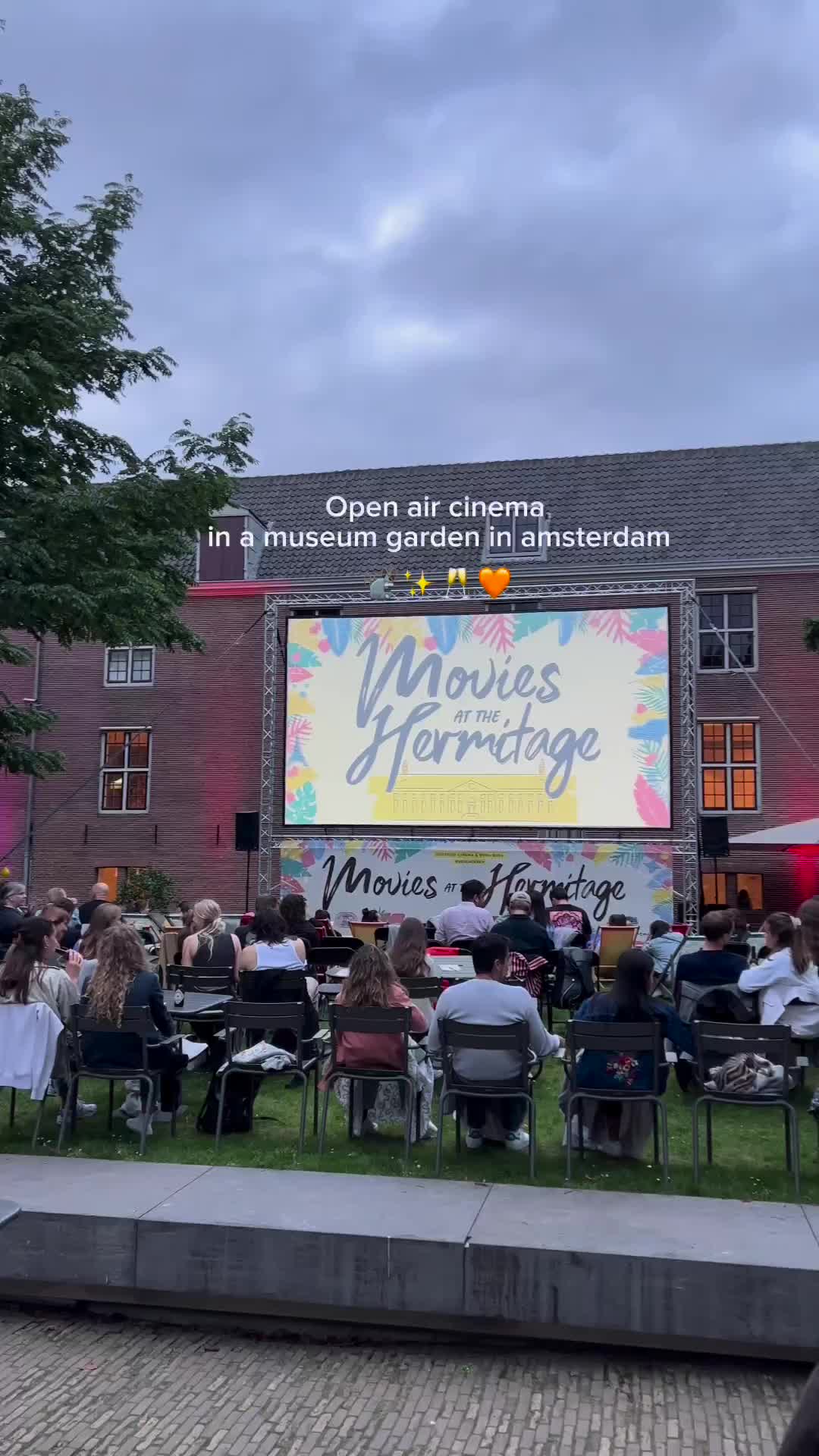 Pretty nice summer evening event! @moviesatthehermitage 📽️✨
During rare warm evenings, I really like to attend this type of occasions.
Open airs at Hermitage are going to end soon, however if you like open airs, you can check the locations at below

- Rooftop Movie Night 
- Pllek Movie Night
- Nemo Museum Rooftop Cinema

#amsterdam #amsterdamcity #summeractivities #openaircinema #hermitage #hermitagemuseum #moviesatthehermitage #openaircinemaamsterdam