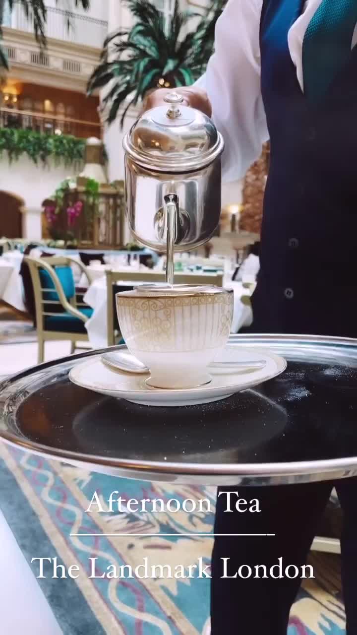 Elegant Afternoon Tea at The Landmark Hotel, London