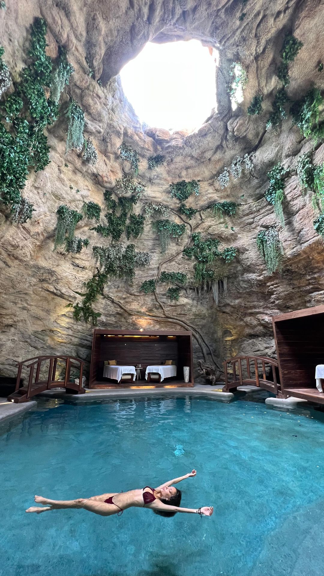 The Cenote Spa at Majestic Elegance Costa Mujeres 
#cenote #mexico #méxico #majesticelegance #travel #travelgram #reels