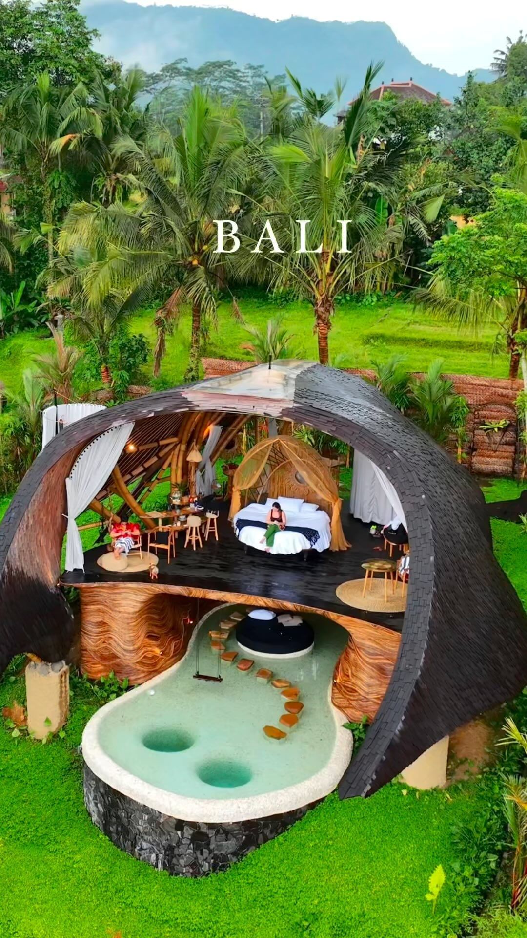 Bali is like another planet! 🏝️🇮🇩 Tag someone with whom you’d like to visit Bali? ✈️👆🏻😊
.
.
.
📍 Locations 
.
1. Veluvana Bali | Bamboo House
2. Nusa Penida
3. Kamandalu
4. Vishna Garuda monument
5. Ubud Rice Terrace
6-7. Uluman Bali
8. Nusa Penida

#bali #indonesia #wonderfulindonesia #natgeotravel #beautifuldestinations