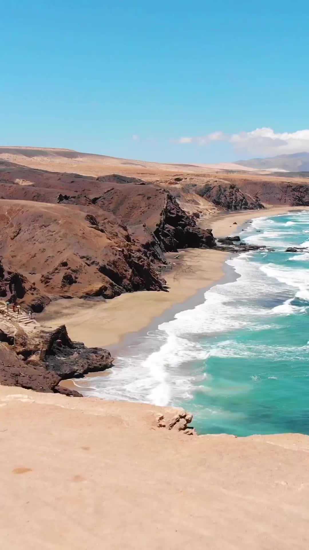 Tranquil Beauty of La Pared Beach in Fuerteventura