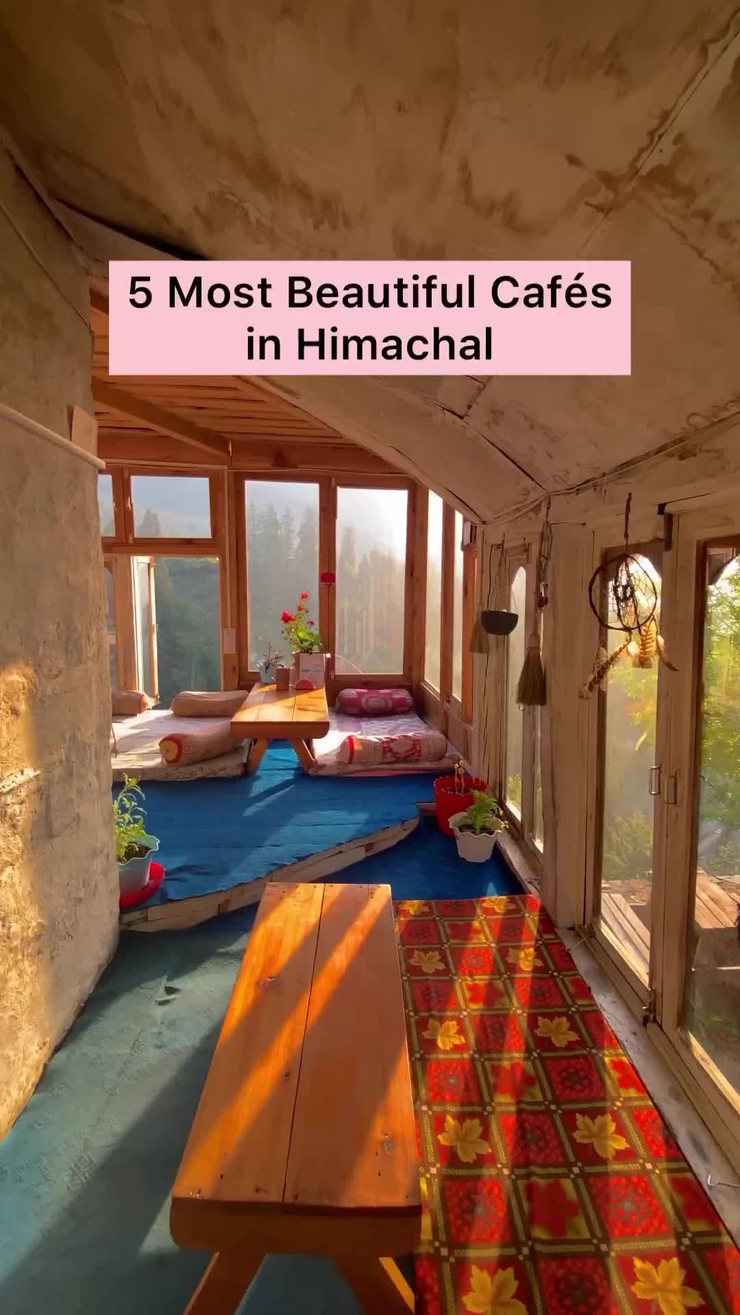 Save this for your Himachal Trip 🫶🏻

And which one is your favourite, tell us in the comment section ♥️🙌🏻

#cafesinhimachal #explorehimachal #himachalpradesh #mountains #himachaltourism #indiatravelgram #travelreels #beautifulcafes