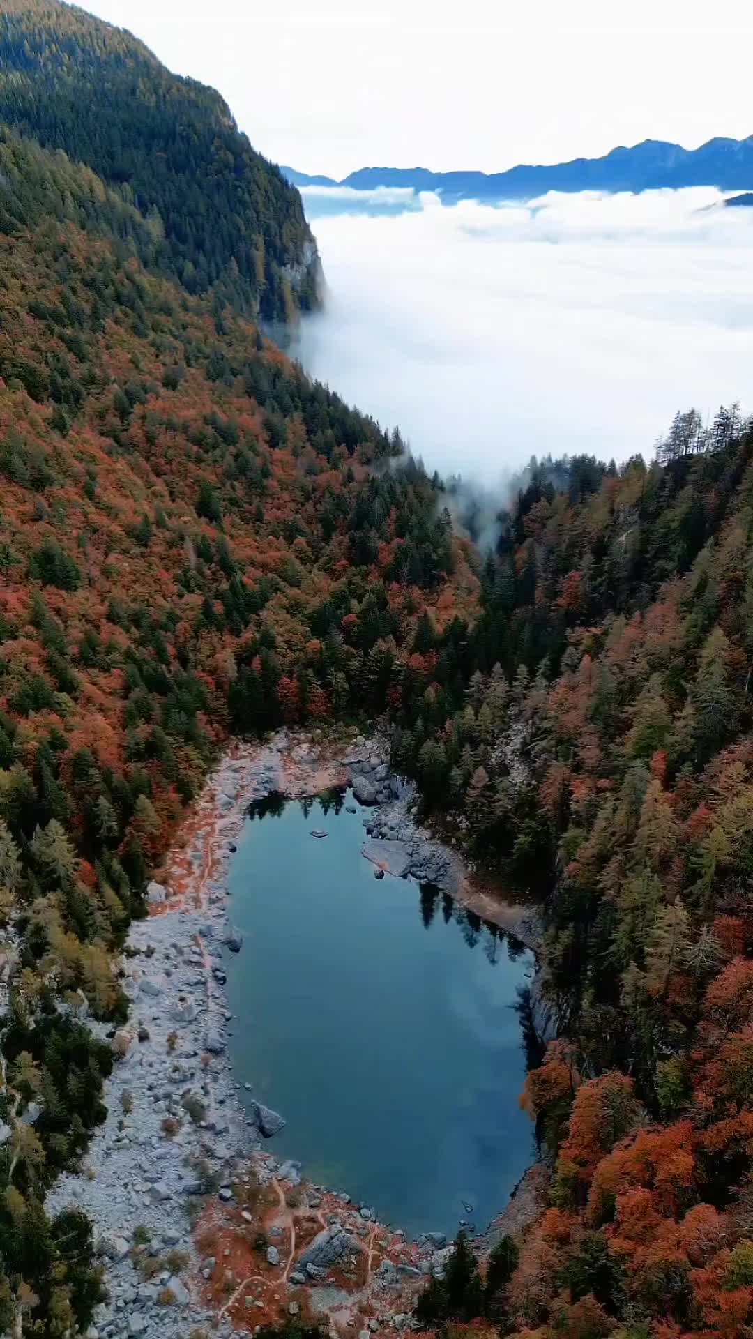 Stunning Črno Jezero in Slovenia's Julijske Alpe