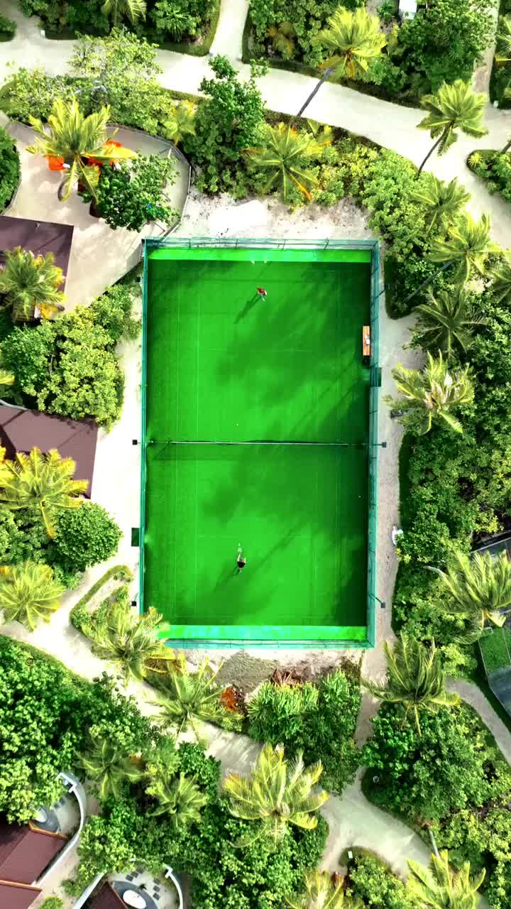 Scenic Tennis Fun in the Maldives 🌴🎾