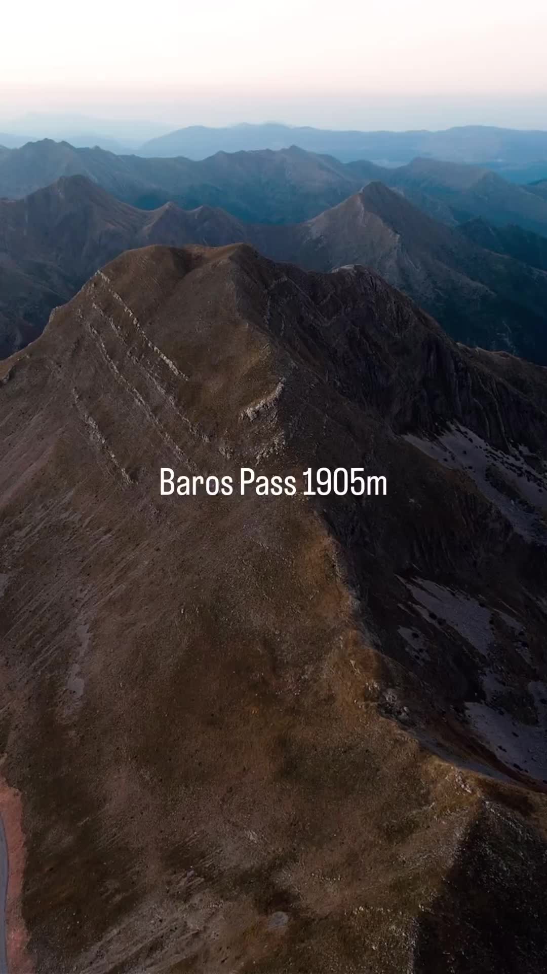 Breathtaking Baros Pass in Epirus, Greece
