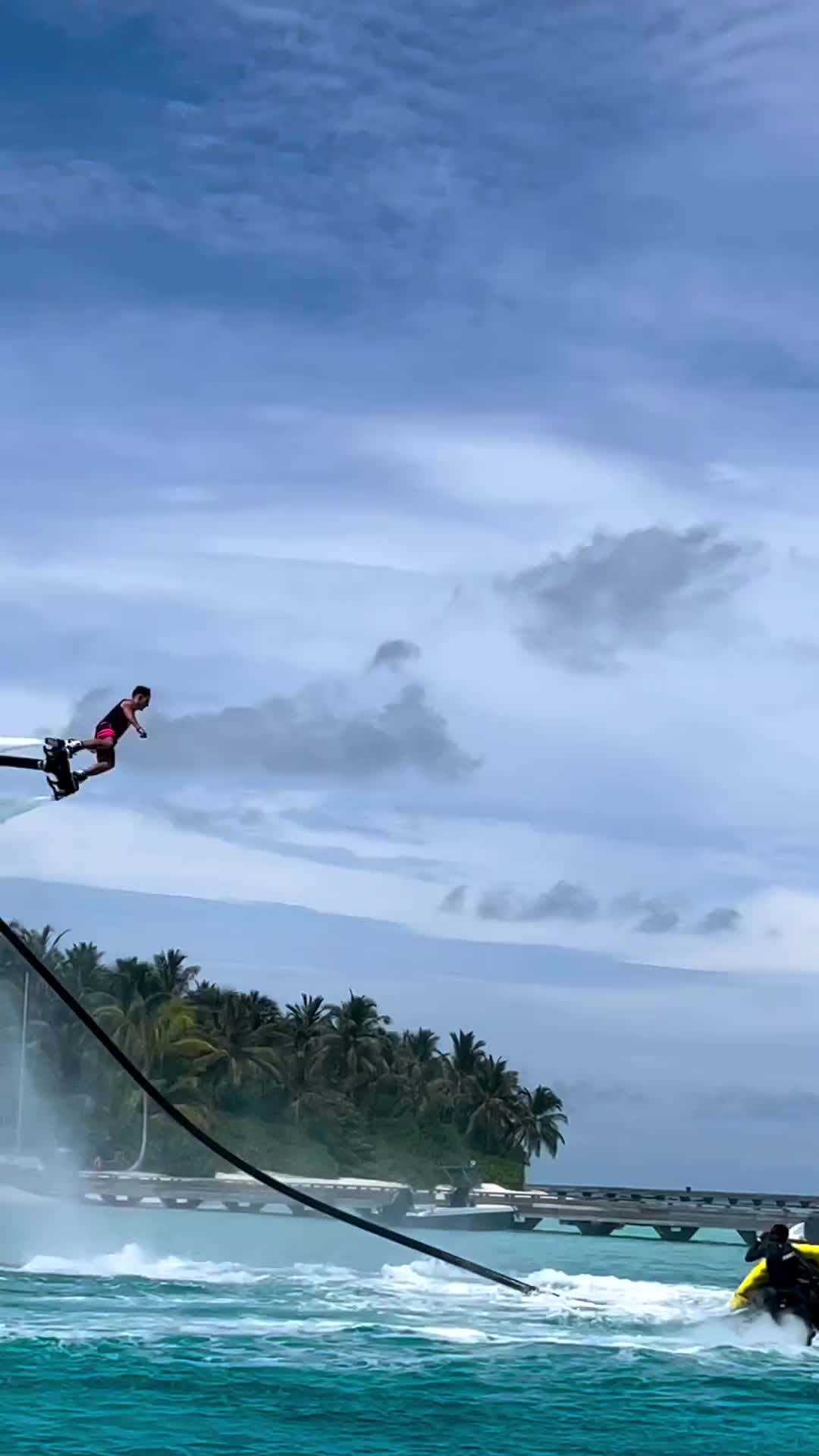 Ultimate Flyboard Show in the Maldives