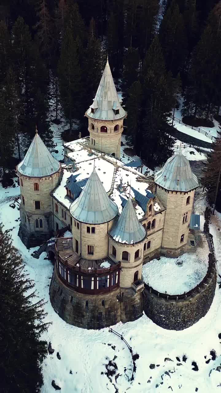 🏰 Castel Savoia: Winter Wonderland in Italy