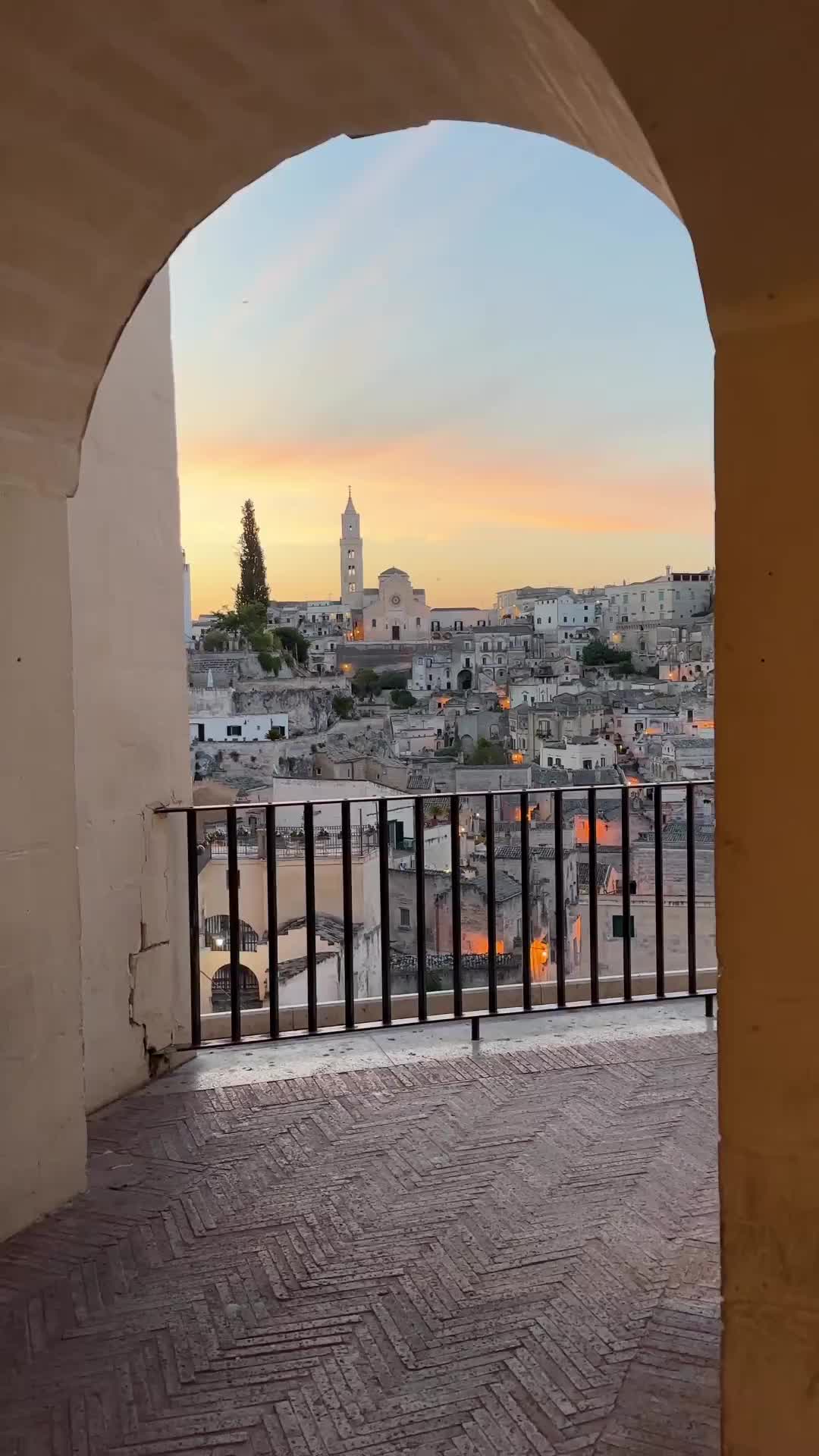 Sunrise Over Matera's Sassi - A Breathtaking View