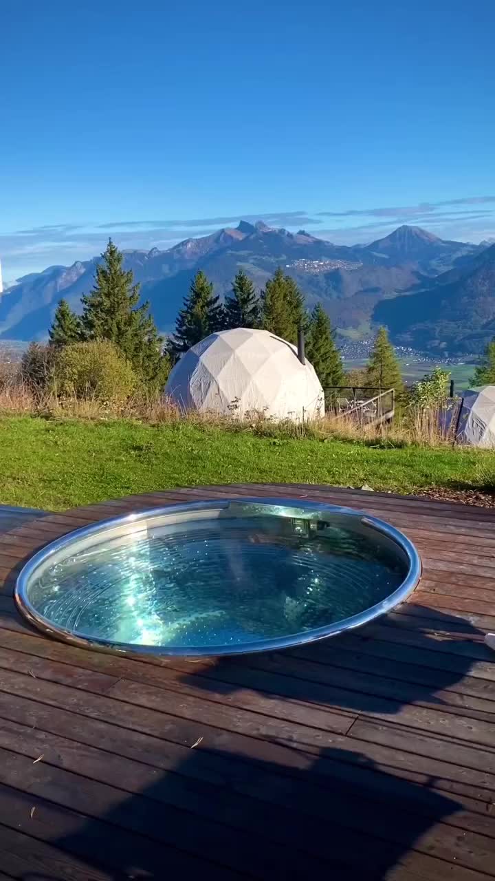 Cozy Weekend Getaway at Whitepod Hotel, Switzerland