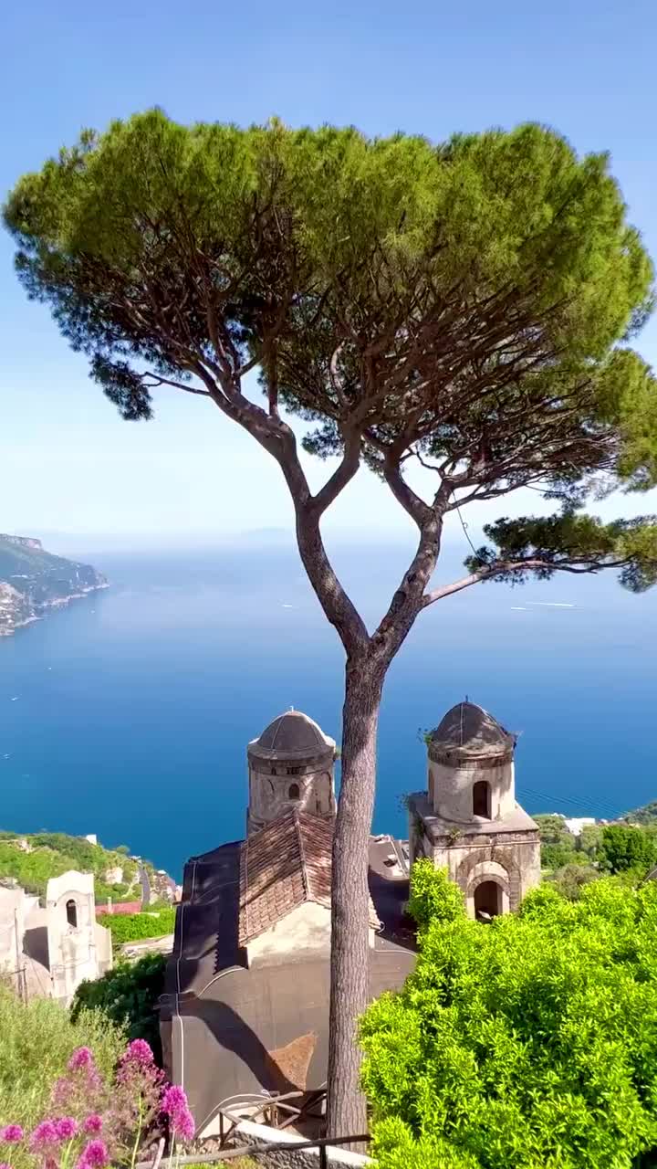 Stunning Amalfi Coast View from Villa Rufolo, Ravello