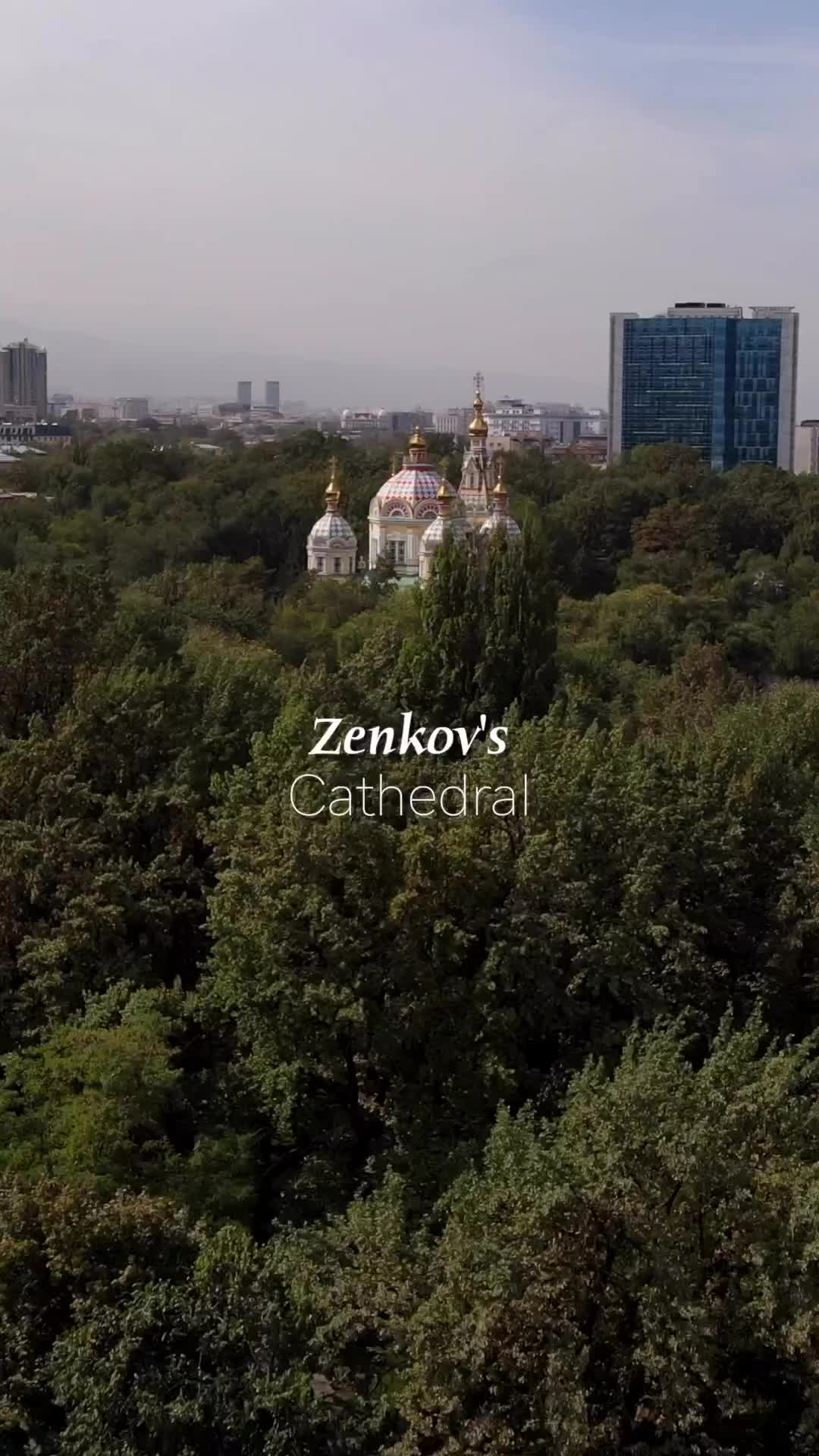 Stunning Zenkov Cathedral in Almaty, Kazakhstan