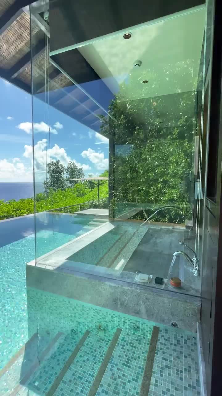 Best Bathtub with a View in Seychelles 🌺🇸🇨