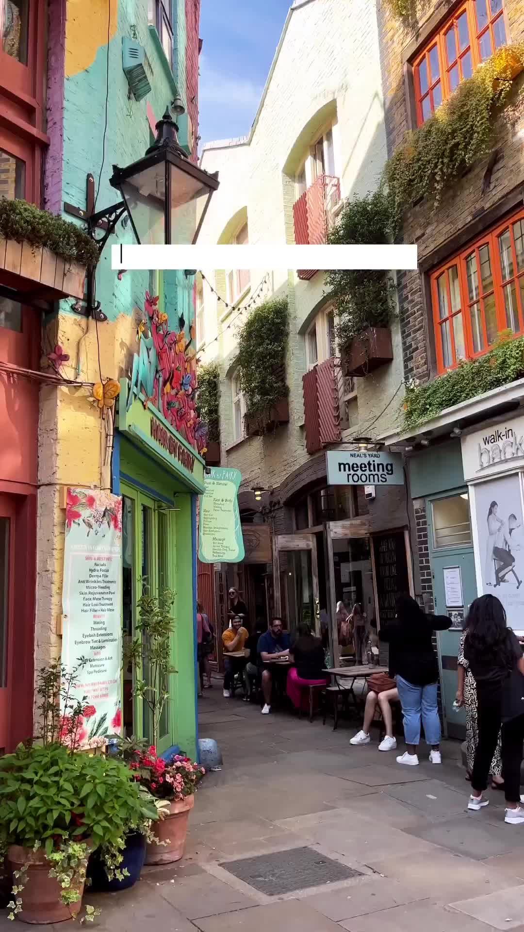 Magical Moments in Neal’s Yard, Covent Garden