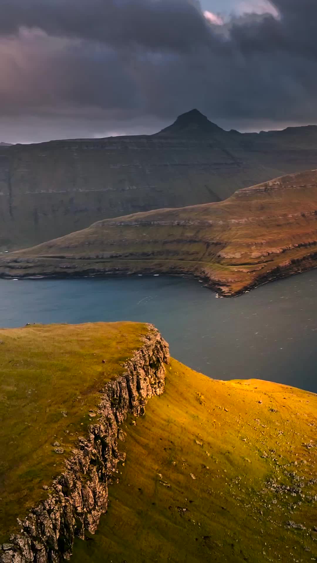 Stunning Sunset Over Faroe Islands - A Tranquil Escape