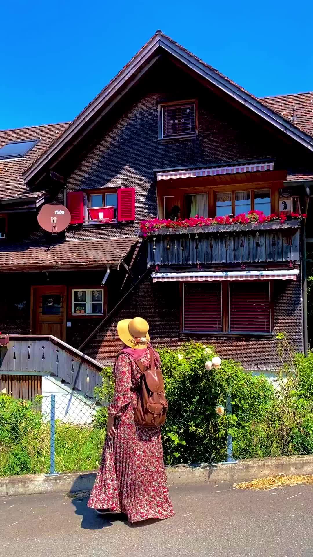 Stunning Arrival Views by Train in Lungern, Switzerland