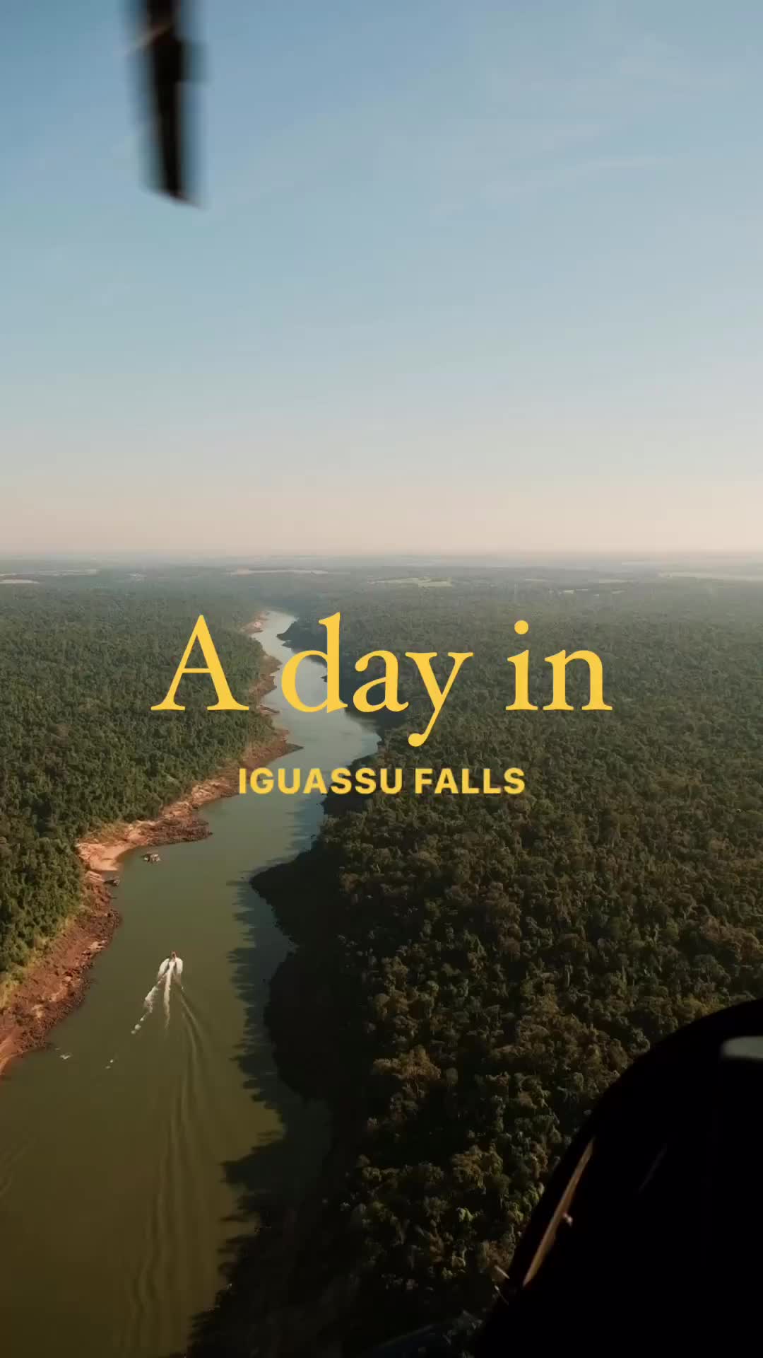 Flying Over Iguazu Falls at Sunset - Bucket List Experience