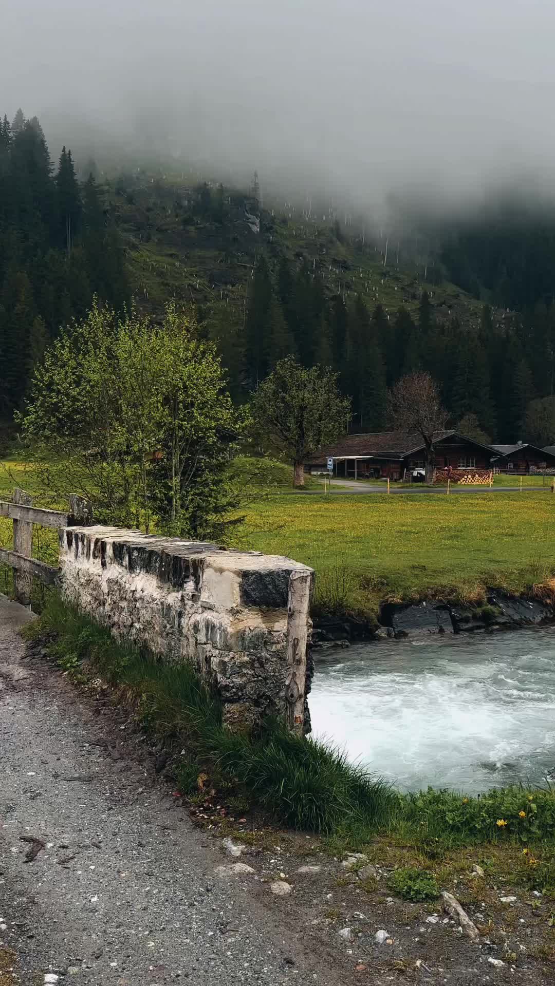 Embrace Rainy Days in Beautiful Rosenlaui, Switzerland