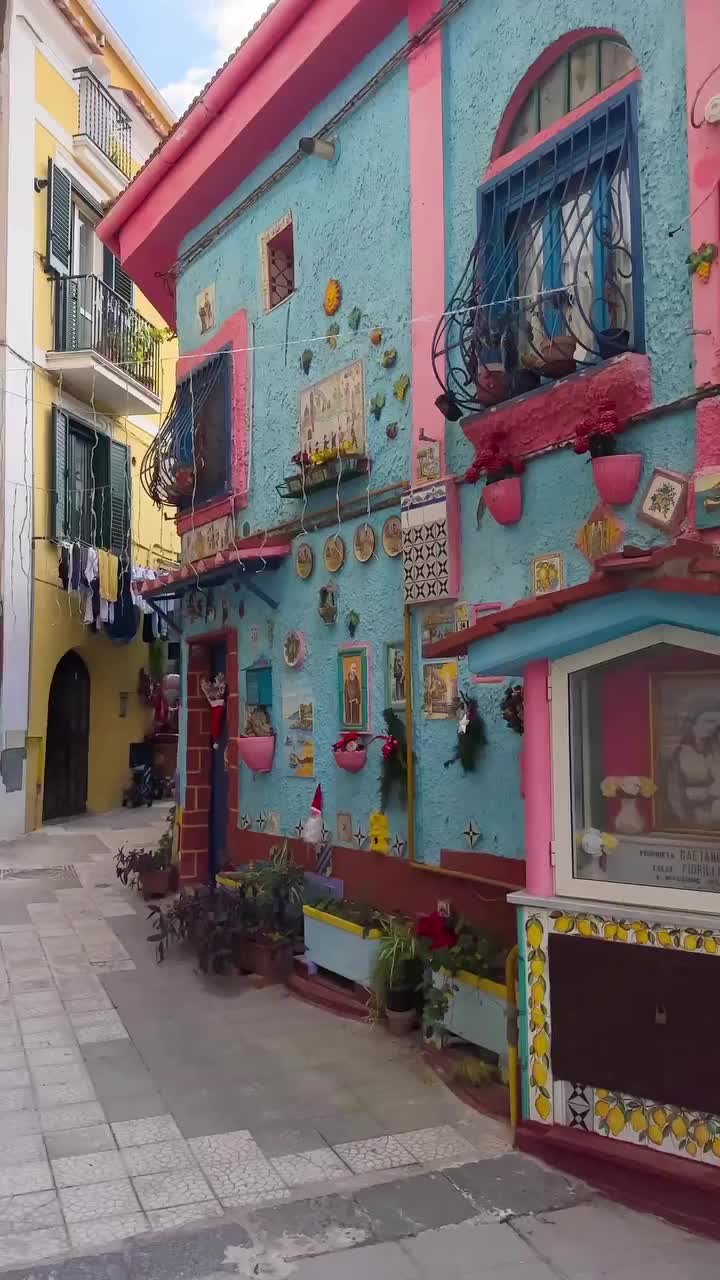 Colorful Streets of Marina di Vietri, Amalfi Coast