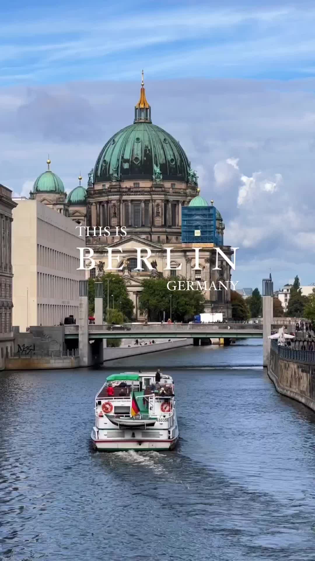 This is the capital of Germany - Berlin 🇩🇪

A city of beautiful historical landmarks and modern architecture, a city of art, artists and museums, a city of bustling nightlife and unbeatable dining experiences - Berlin is a creative and cultural hub with a vibrant buzz and edgy vibe that also embraces a laid-back lifestyle.

📌 Save for your next trip to Germany! 

Locations as they appear 👇🏻

Intro:📍Berlin Cathedral from Mühlendammbrücke
📍Café Holzmarktperle at Holzmarkt 25 
📍Berlin Cathedral from Karl-Liebknecht-Brücke
📍Capvin Rosenhöfe pizza takeaway
📍Haus Schwarzenberg
📍Altes Museum
📍Burgermeister Schlesisches Tor
📍Kolonnadenhof - Alte Nationalgalerie
📍Space Night Hostel
📍Lustgarten
📍Glass Dome at the Reichstag Building
📍View of the Fernsehturm from Humboldt Promenade 
📍Berlin Hauptbahnhof (Berlin Central Station) 

#travel #budgettravel #europe #visiteurope #europeexplores #europe #visiteurope #europedestination #europestyle #europeperfection#nuremberg #berlin #loveberlin #germanyexplores #germany #visitgermany #deutschland #beautifulgermany #travelinspiration #travel #shotonmobile #shotonmobile #germanyreel