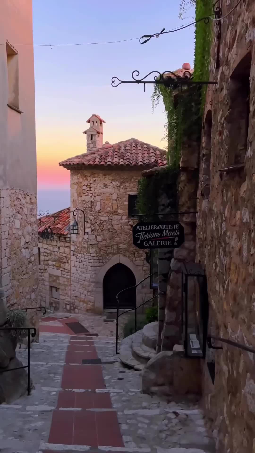 End of Day in Èze Village, Côte d’Azur 🇫🇷