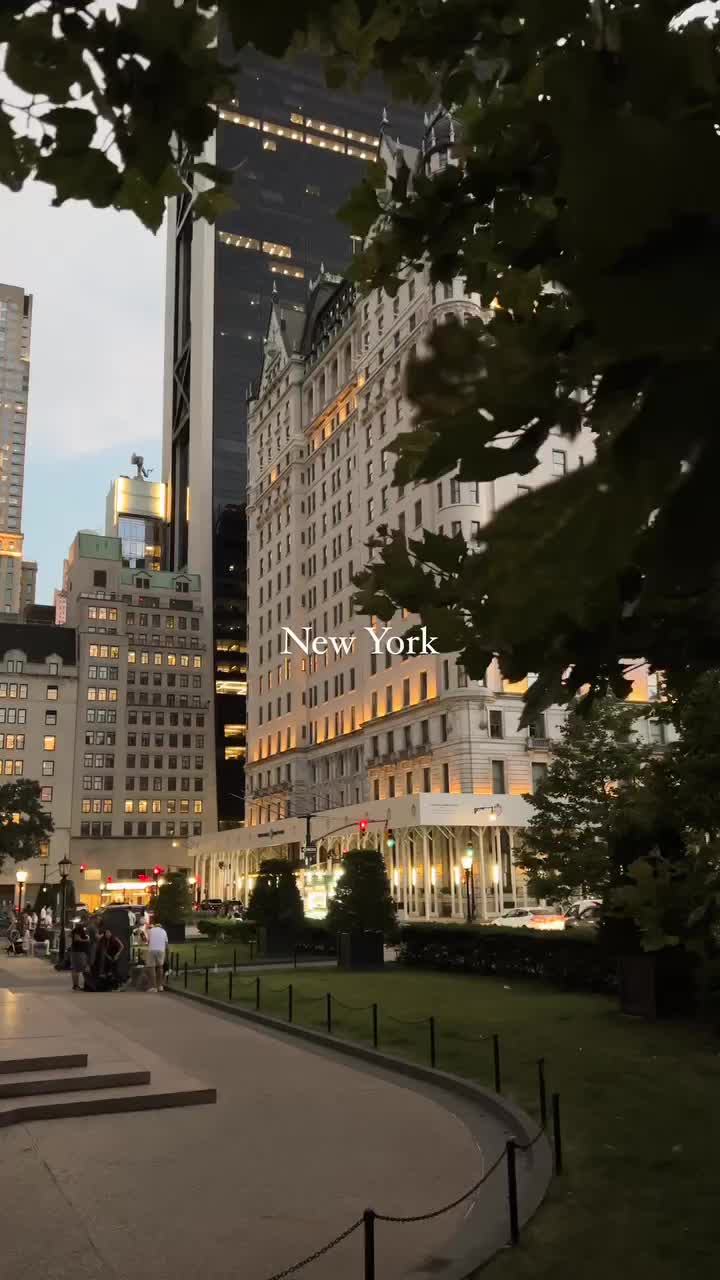 The Plaza Hotel: NYC’s Crown Jewel at Sunset