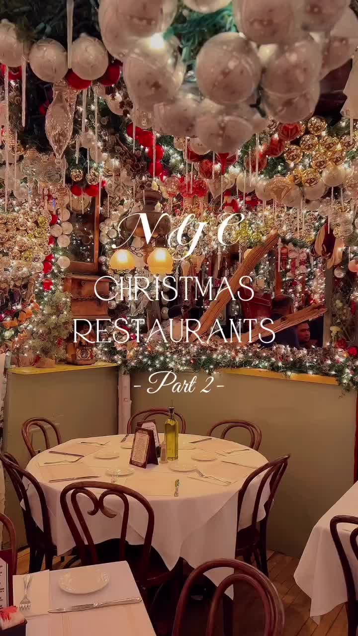 Top NYC Christmas Restaurants: Rolf's German Restaurant