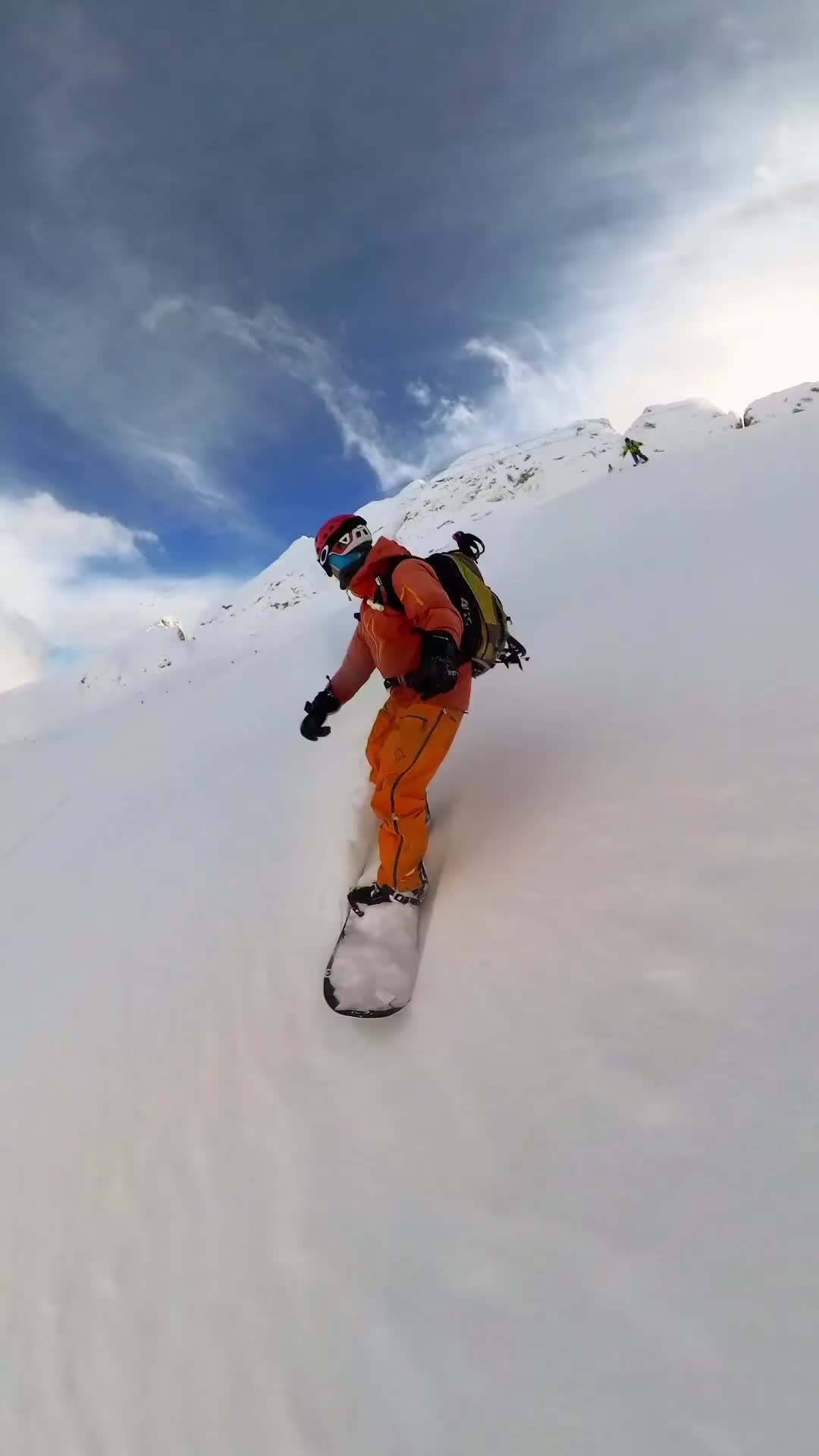 First Powder Day in Dolomites - Epic Snowboarding! 🏂❄️