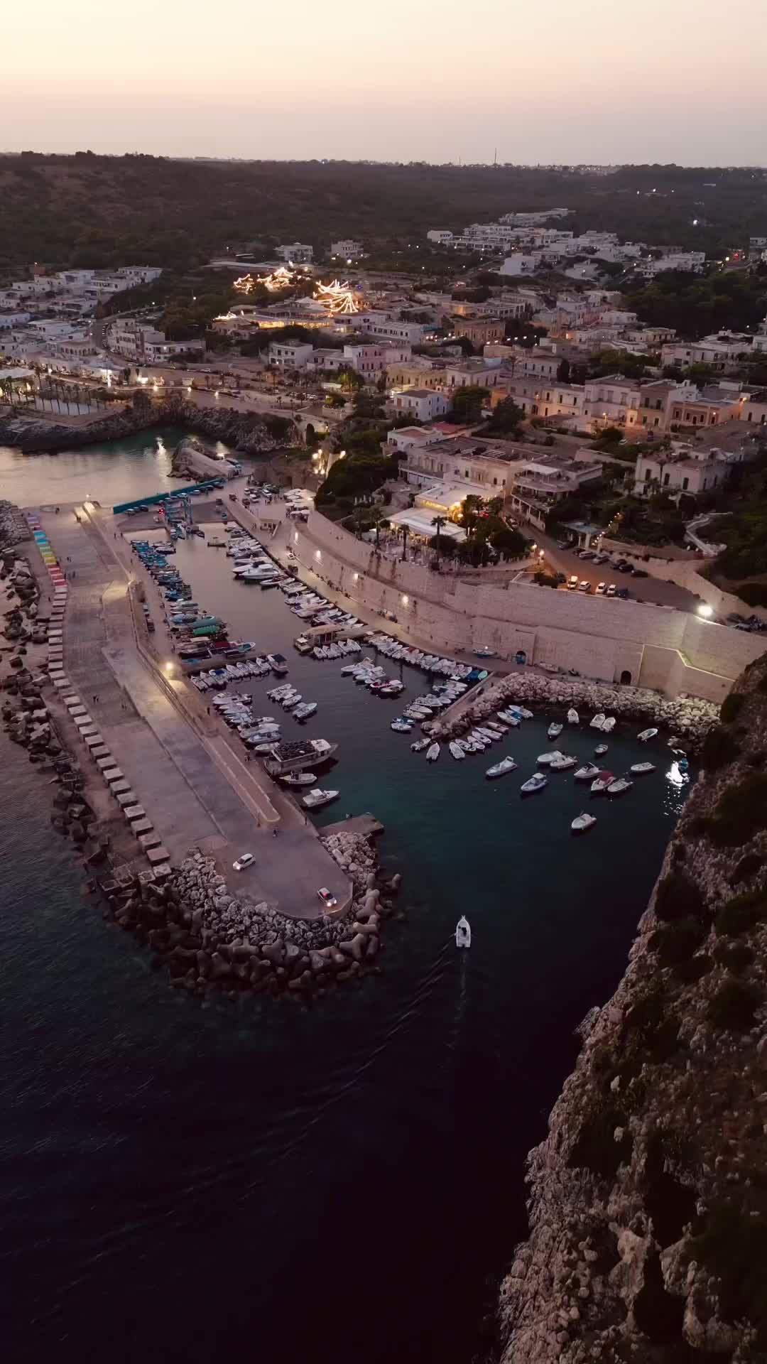 Sunset Beauty of Castro Marina, Puglia, Italy